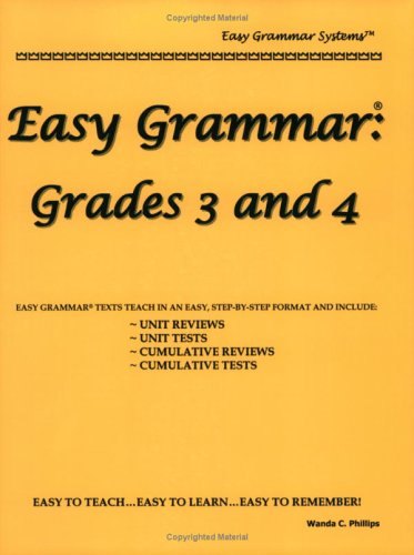 Cover of Easy Grammar: Grades 3 and 4