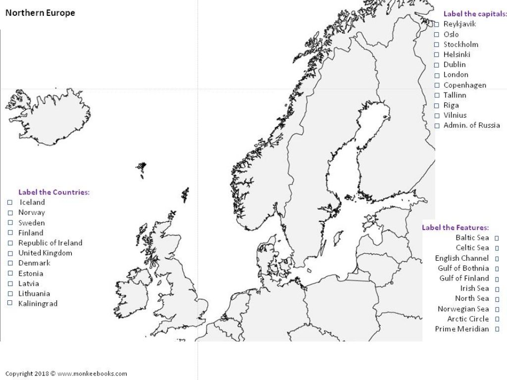 Geography Quiz Europe Homeschoolers Helping