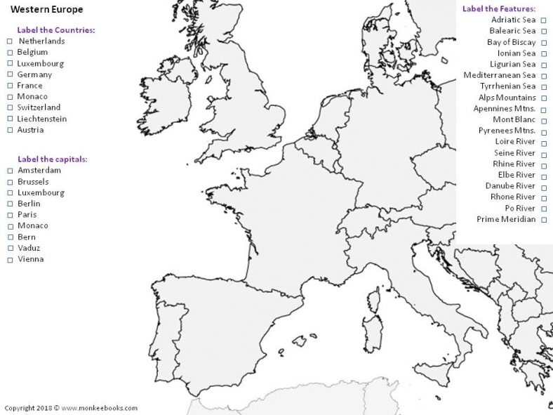Geography Quiz Europe Homeschoolers Helping