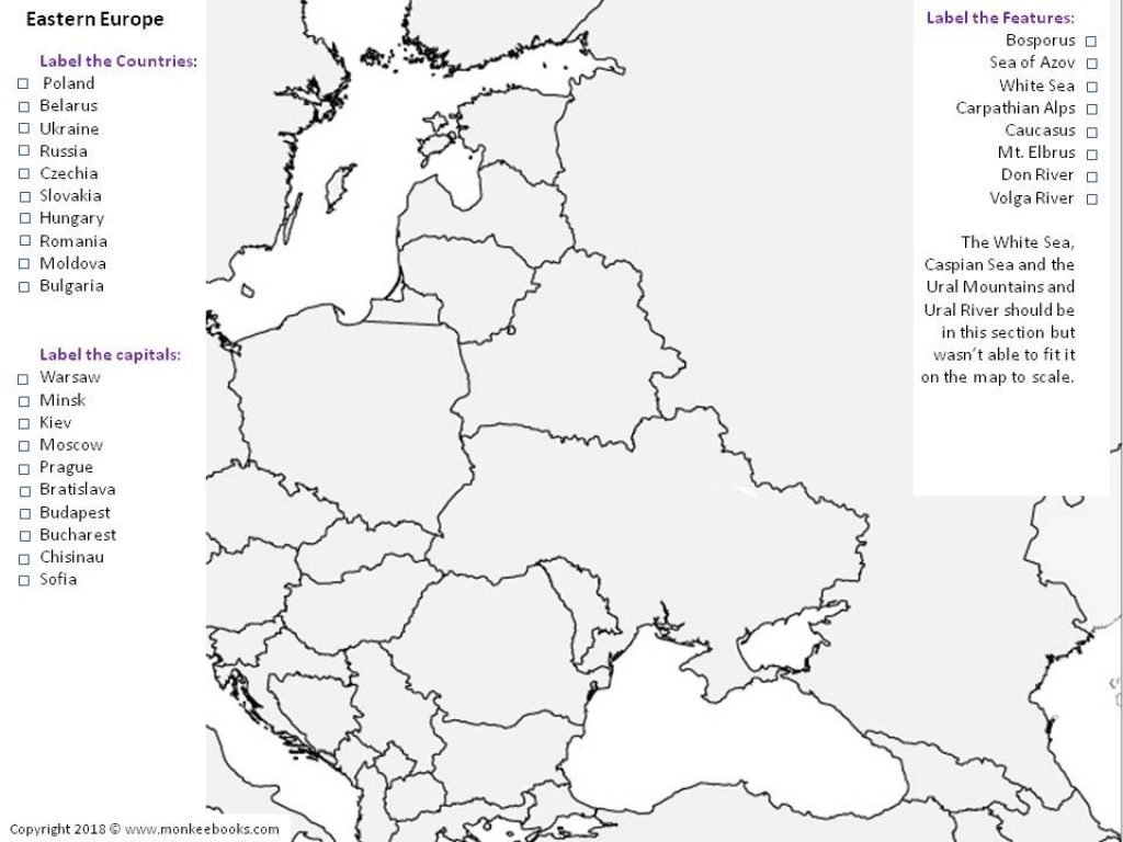 Geography Quiz - Europe - MonkeeBooks.com | Homeschoolers Helping ...