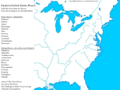 Geography Quiz – Eastern American Rivers