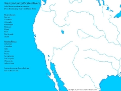 Geography Quiz – Western U.S. Rivers